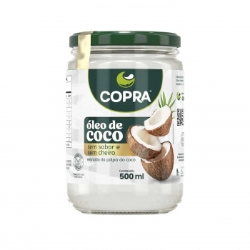OLEO DE COCO COPRA 500ML SEM SABOR E CHEIRO