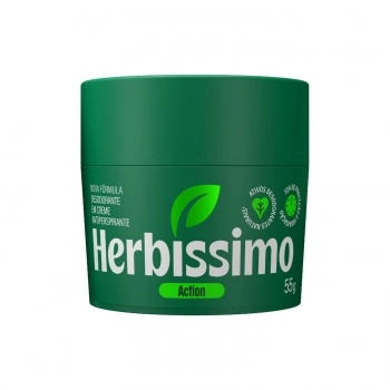DESODORANTE EM CREME HERBISSIMO 55G ACTION