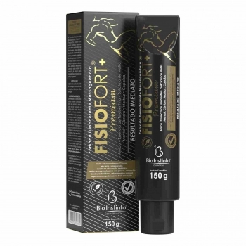 POMADA MASSAGEADORA BIO INSTINTO 150G FISIOFORT + PREMIUM