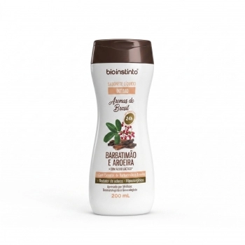 SABONETE LIQUIDO INTIMO BIOINSTINTO 200ML BARBATIMÃO E AROEIRA