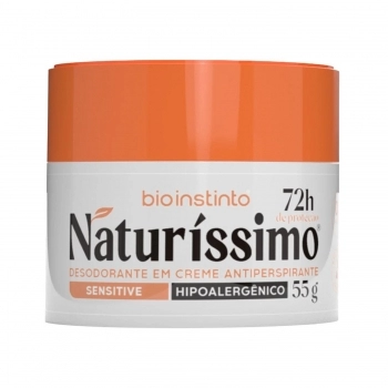 DESODORANTE CREME BIOINSTINTO 55G NATURISSIMO 72 HORAS SENSITIVE