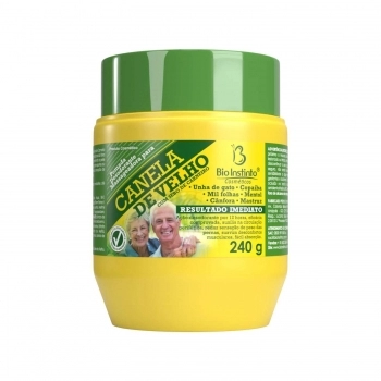POMADA MASSAGEADORA BIOINSTINTO CANELA DE VELHO COM SEBO DE CARNEIRO