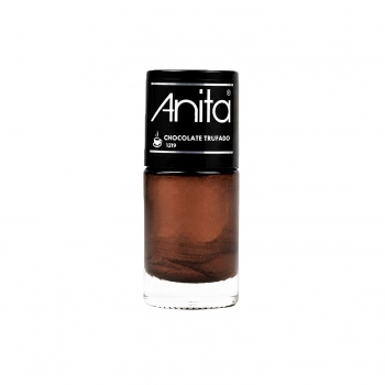 ESMALTE ANITA CAFE COM BAGGIO CHOCOLATE TRUFADO PEROLADO 1219