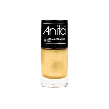 ESMALTE ANITA CAFE COM BAGGIO AROMA CARAMELO PEROLADO 1220