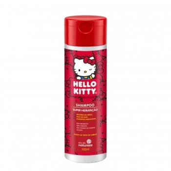 SHAMPOO HELLO KITTY 300ML SUPER HIDRATACAO