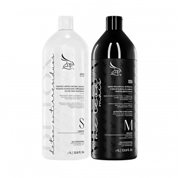 KIT PROGRESSIVA SHAMPOO+MASCARA ZAP PROFISSIONAL 1L ME LEVA +