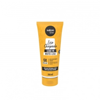 DEFRIZANTE SALON LINE 200ML M LISO MUITO+LISO AMIDO MILHO