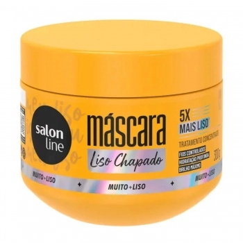 MASCARA SALON LINE 300G M LISO MUITO+LISO AMIDO MILHO