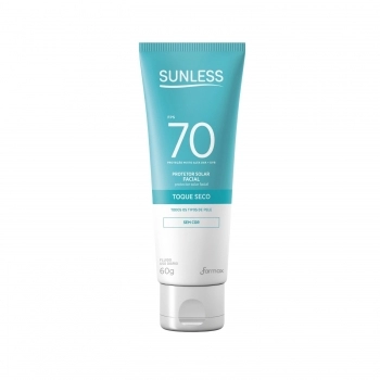 PROTETOR SOLAR FACIAL SUNLESS 60G FPS70 SEM BASE