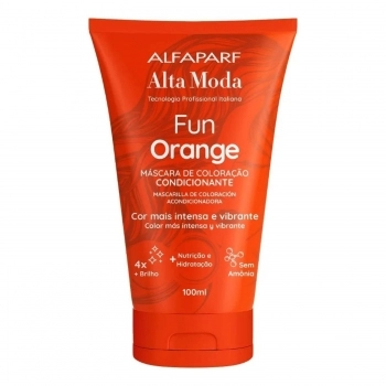 MASC ALTA MODA COLORACAO 100ML FUN ORANGE