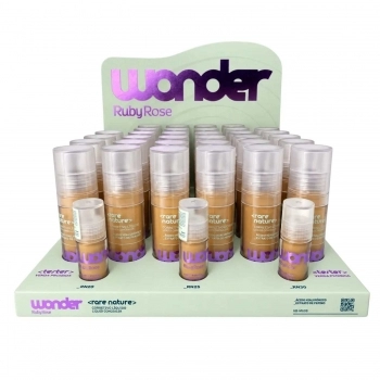 DISPLAY CORRETIVO LIQUIDO RUBY ROSE WONDER RARE NATURE C/36UN HBM608 G2
