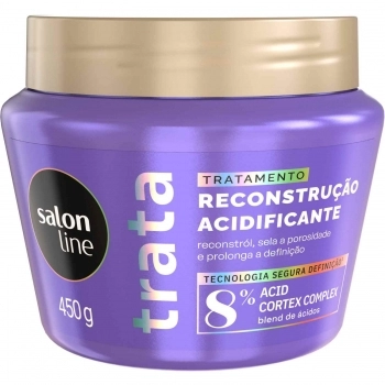 MASCARA SALON LINE 450G TRATA RECONSTRUCAO ACIDFICANTE