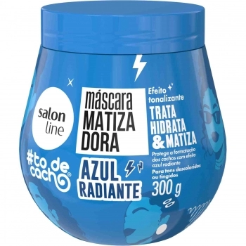 MASCARA SALON 300G TO DE CACHO MATIZADORA AZUL RADIANTE