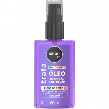 OLEO SALON LINE 60ML TRATA REPARACAO E DEFINICAO