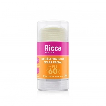 PROTETOR SOLAR FACIAL RICCA 20G FPS60 BASTAO