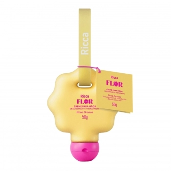 CREME HIDRANTE MAOS RICCA 50G ROSA BRANCA