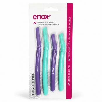 NAVALHA FACIAL ENOX PARA SOBRANCELJA DERMAPLANING C/4 2360