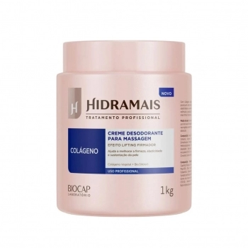 CREME PARA MASSAGEM HIDRAMAIS 1KG COLAGENO