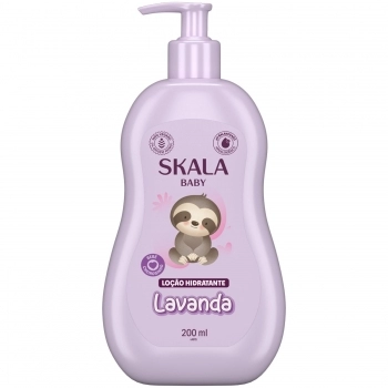 LOÇÃO HIDRATANTE CORPORAL INFANTIL SKALA 200ML LAVANDA