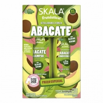 KIT SHAMPOO + CONDICIONADOR SKALA 325/200ML ABACATE
