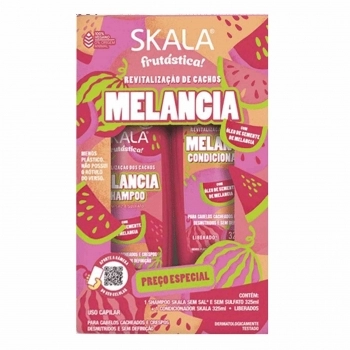 KIT SHAMPOO + CONDICIONADOR SKALA 325/200ML MELANCIA