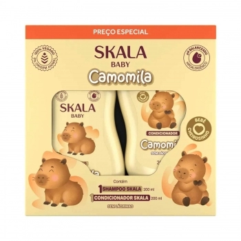 KIT INFANTIL SKALA SHAMPOO + CONDICIONADOR 200ML CAMOMILA