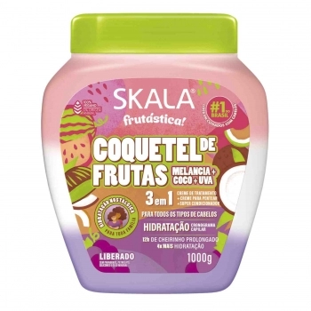 CREME TRATAMENTO SKALA 1KG COQUETEL DE FRUTAS