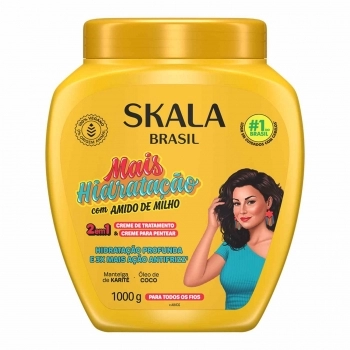 CREME TRATAMENTO SKALA 1KG MAIS HIDRATACAO COM AMIDO DE MILHO