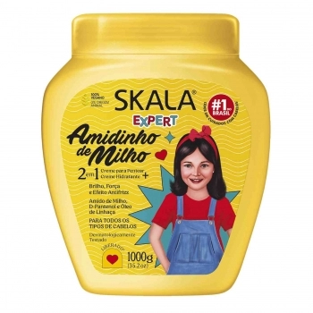 CREME TRATAMENTO SKALA 1KG AMIDINHO DE MILHO