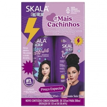 KIT SHAMPOO + CONDICIONADOR SKALA 325/200ML #MAIS CACHINHOS
