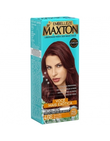 TINTURA MAXTON KIT PRATICO 4.66 VERMELHO BORGONHA
