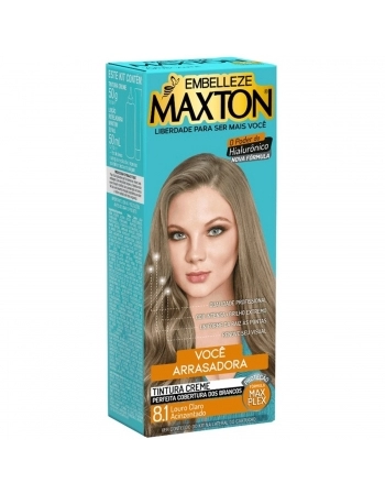 TINTURA MAXTON KIT PRATICO 8.1 LOURO SUECO
