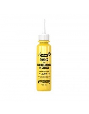 TONICO CAPILAR GOTA DOURADA 100ML FORTALECIMENTO CABELO ALHO