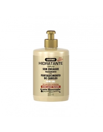 CREME DE PENTEAR GOTA DOURADA 320ML QUIMICAMENTE TRATADOS
