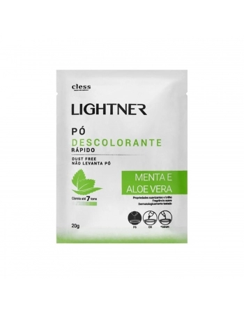 PO DESCOLORANTE LIGHTNER 20G MENTA E ALOE VERA