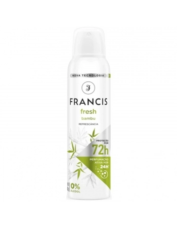 DESODORANTE AEROSOL FRANCIS 150ML FRESH BAMBU 72 HORAS
