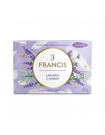 SABONETE FRANCIS 90G CLASSICO LAVANDA E AMBAR