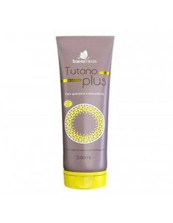 CREME PARA PENTEAR BARRO MINAS 240G TUTANO PLUS COM TUTANO QUERATINA E MACADAMIA