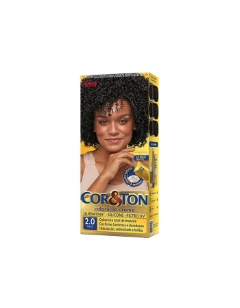 TINTURA NIELY COR&TON KIT 2.0 PRETO