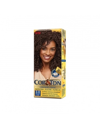 TINTURA NIELY COR&TON KIT 3.0 CASTANHO ESCURO