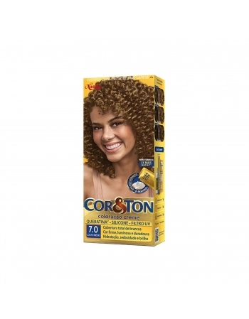 TINTURA NIELY COR&TON KIT 7.0 LOURO MEDIO