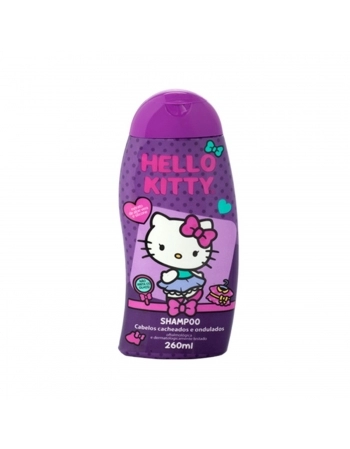 SHAMPOO HELLO KITTY 260ML CABELOS CACHEADOS