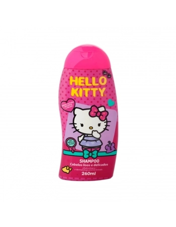 SHAMPOO HELLO KITTY 260ML CABELOS LISOS