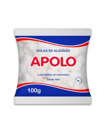 ALGODAO APOLO 100G BOLA BRANCA