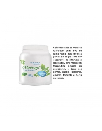 GEL MASSAGEM PHARMA 250G MENTRUGEL POTE