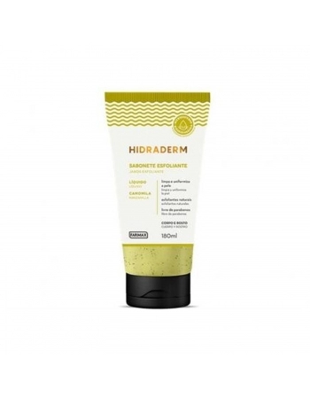 SABONETE LIQUIDO ESFOLIANTE HIDRADERM 180G CAMOMILA