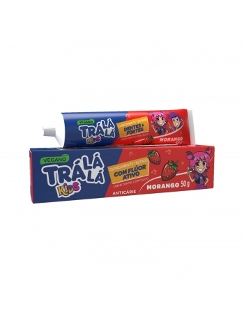 CREME DENTAL TRA LA LA KIDS 50G MORANGO