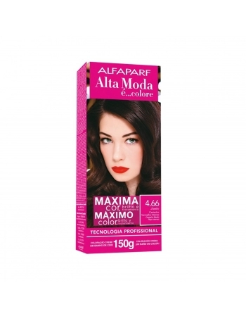 TINTURA ALTA MODA 4.66 CASTANHO VERMELHO INTENSO