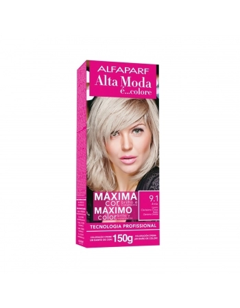 TINTURA ALTA MODA 9.1 LOURO CLARISSIMO CINZA