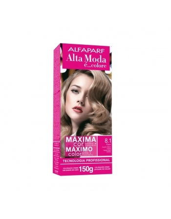 TINTURA ALTA MODA 8.1 LOURO CLARO CINZA